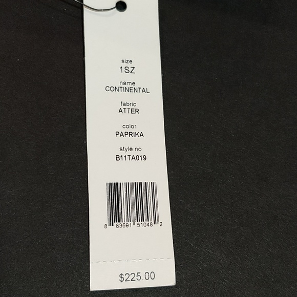 * Theyskens'Theory Paprika Red Atter Continental - Picture 6 of 8